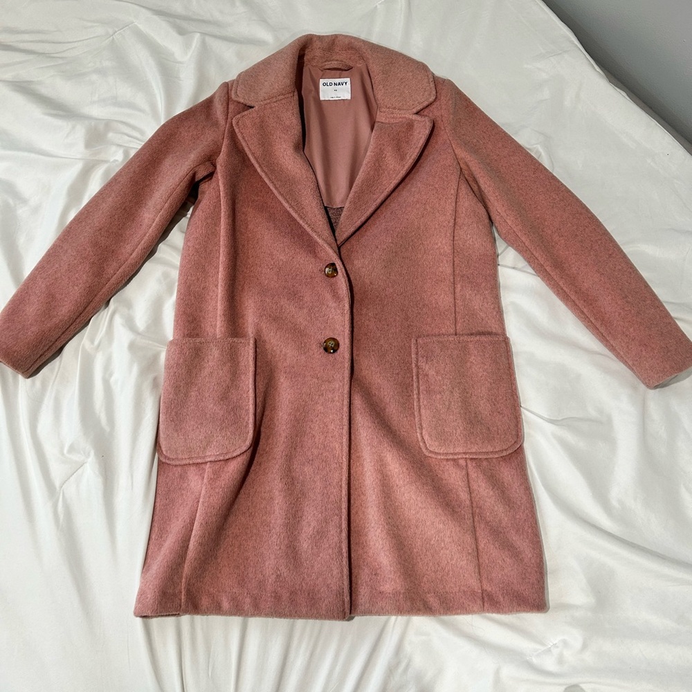 Old Navy Women's Blush Pink Coat